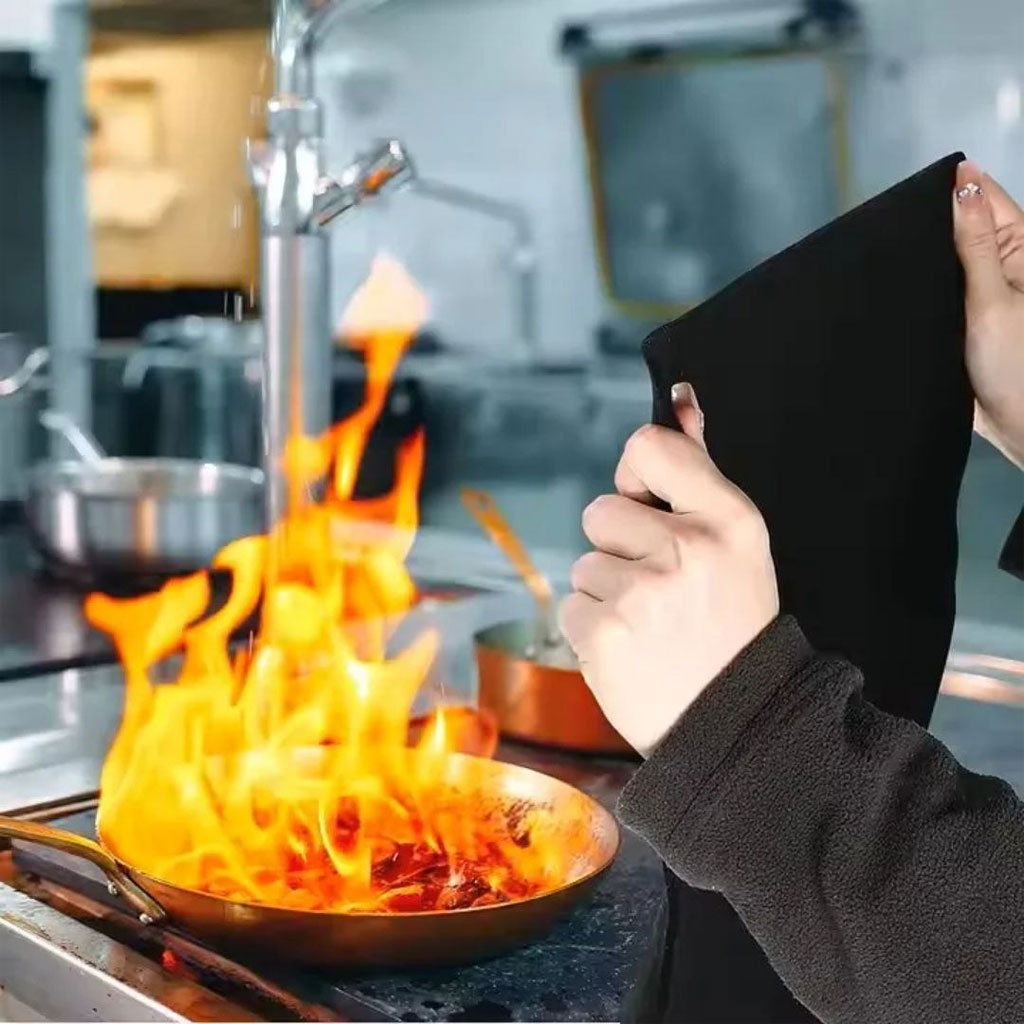 Couverture de soudage 5Pcs tapis de protection ignifuges résistants à la chaleur 2