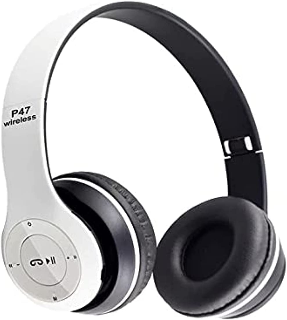 Casque Audio Stereo Bluetooth sans fil modèle P47 pliable 4