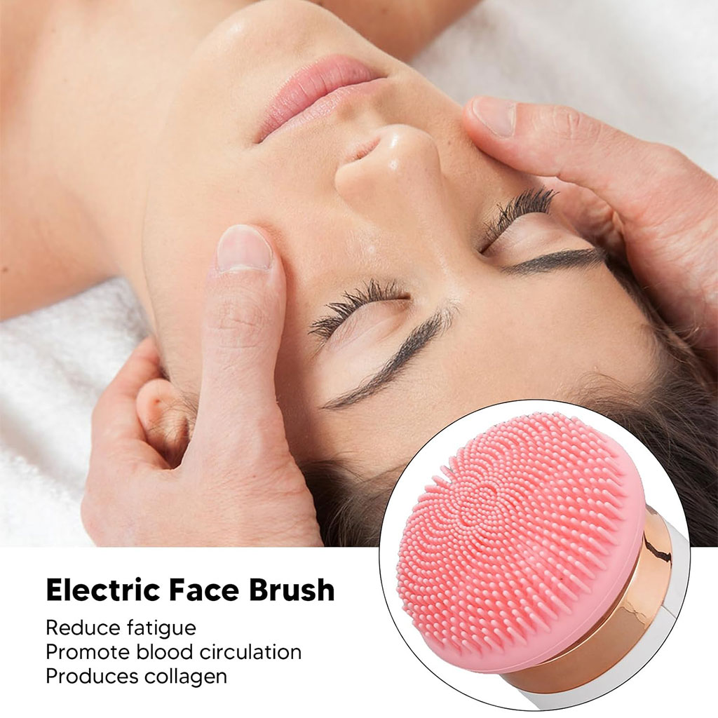 CNAIER Brosse Nettoyante Visage en Profondeur avec 3 embouts - جهاز تنظيف البشرة بعمق 6