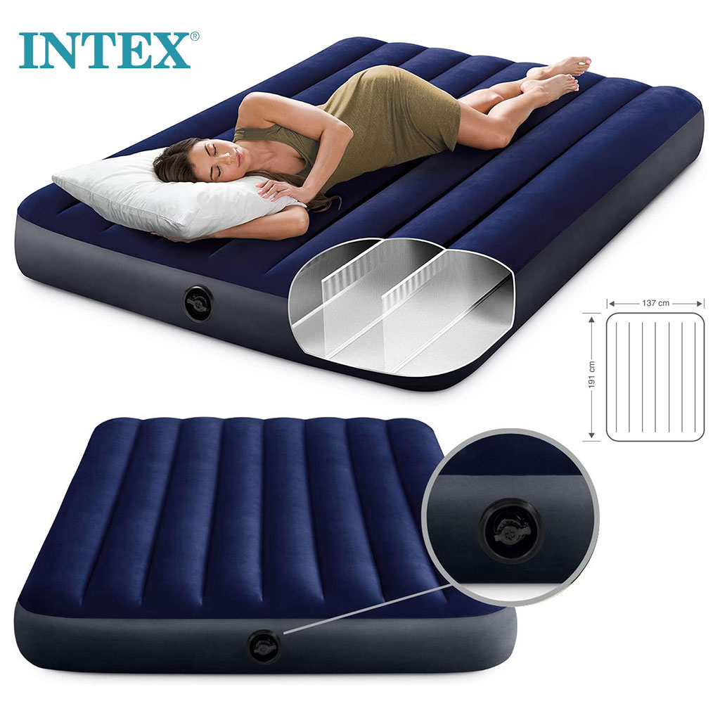 Dura-Beam Matelas Gonflable Technologie Fiber-Tech Intex 64758E - فرشة هوائية حجم كبير لشخصين 1
