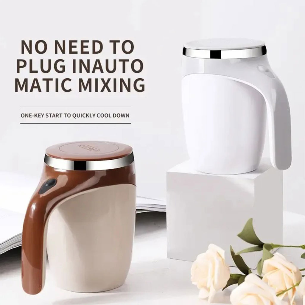 Tasse de mousseur de lait automatique multifonctionnelle à chargement USB 8
