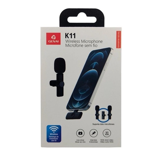 K11 Microphone-cravate sans fil Recording Audio Video Androïd / iPhone 6