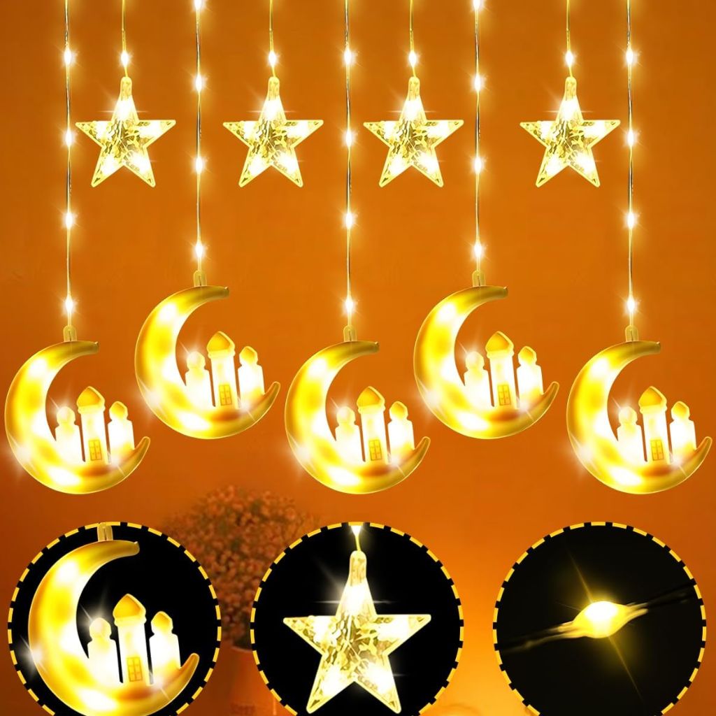 Guirlande LED Décorative Ramadan et Eid 3m 10pcs – مصابيح رمضان والعيد 2