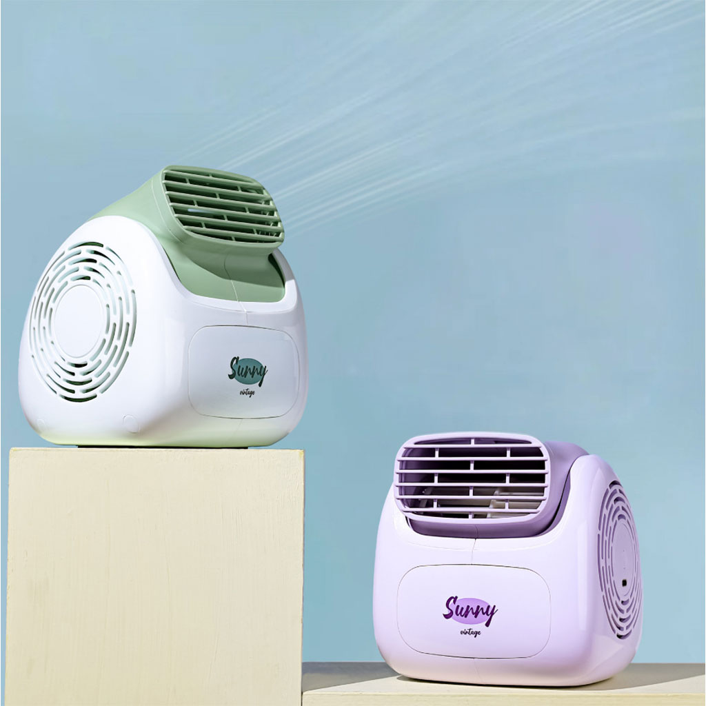 Sunny Climatiseur Portable Rechargeable Design Vintage – مبرد مكتب محمول 7