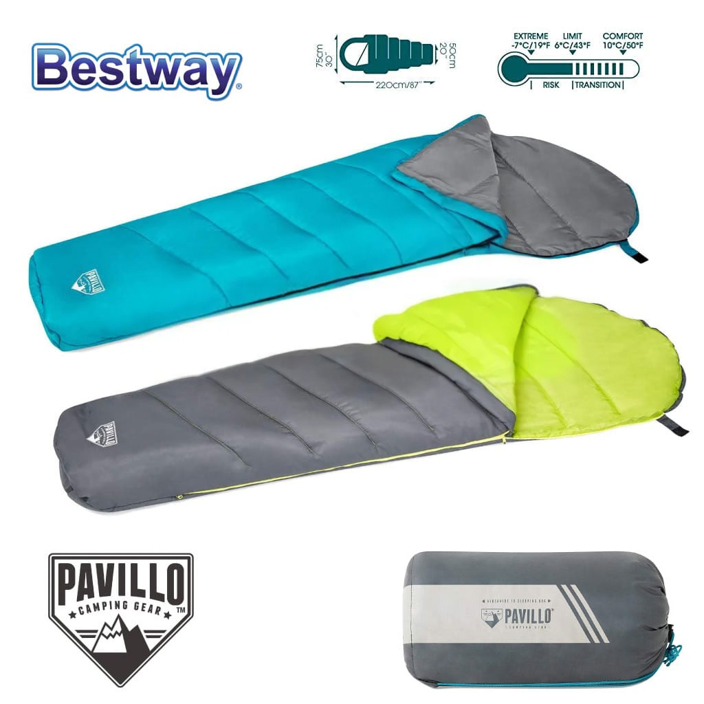 Sac de Couchage Pavillo 6 -10°C 220 x 75 x 50cm Bestway 68102 - حقيبة نوم أصلية من بافيلو 1