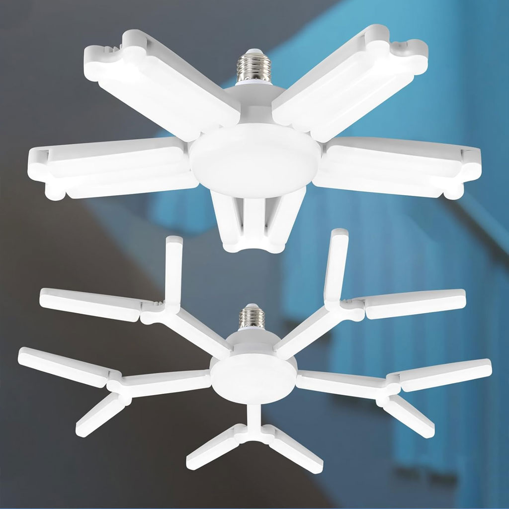 Lampe LED à visser déformable ultra lumineuse 6500K 7