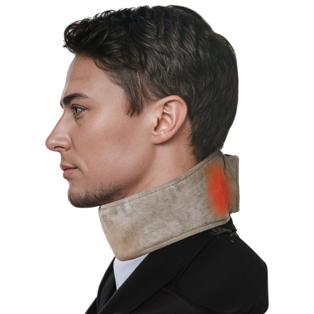 Écharpe Chauffante de Massage pour Vertèbres Cervicales - وشاح تدليك حراري للفقرات العنقية 4