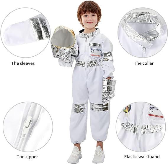 Costume d'astronome pour Enfant 5-7 ans Tenue, Chapeau,Gants 2