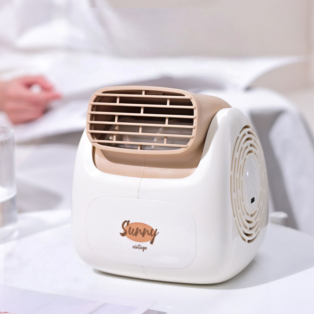 Sunny Climatiseur Portable Rechargeable Design Vintage – مبرد مكتب محمول 2
