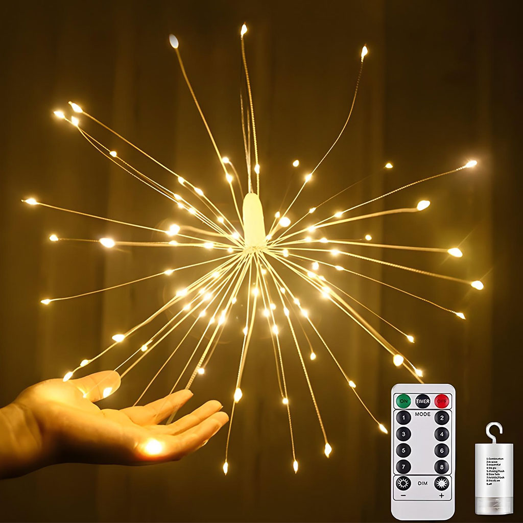 Lumière décorative de feux d'artifice en LED 1