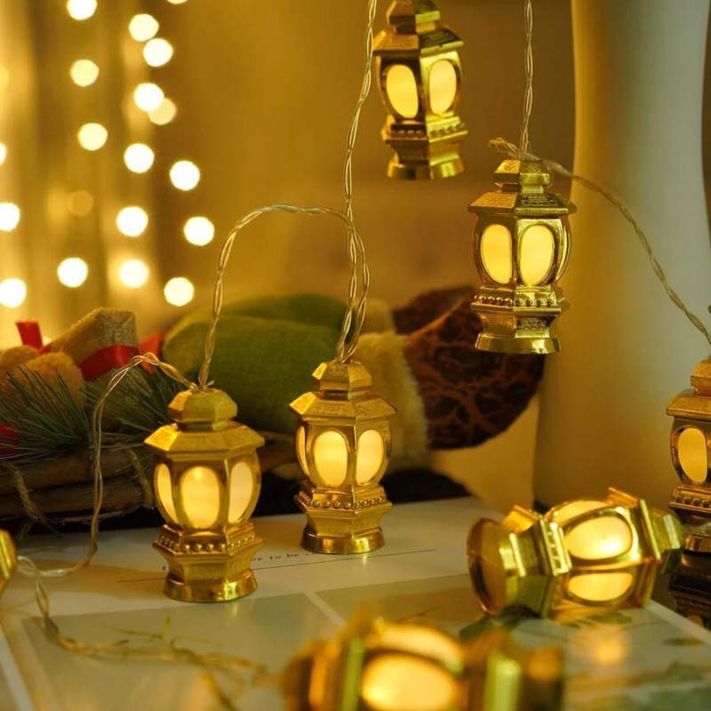 Guirlande lumineuse ampoules en forme de tour 10 pièces 3