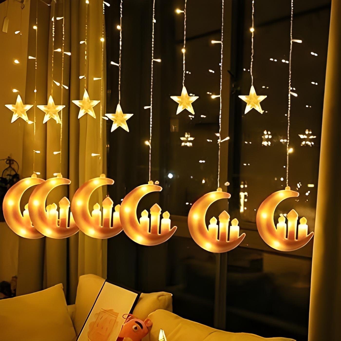 Guirlande LED Décorative Ramadan et Eid 3m 10pcs – مصابيح رمضان والعيد 1