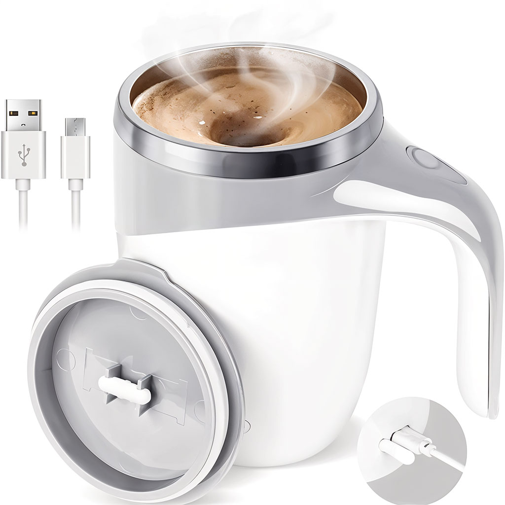 Tasse de mousseur de lait automatique multifonctionnelle à chargement USB 1