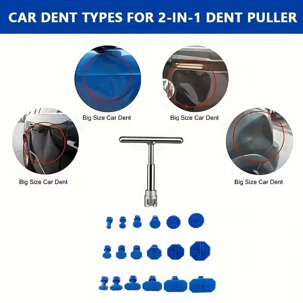 Outil De Débosselage Sans Peinture Carrosserie 19Pcs - طقم إصلاح هيكل السيارة بدون طلاء 7