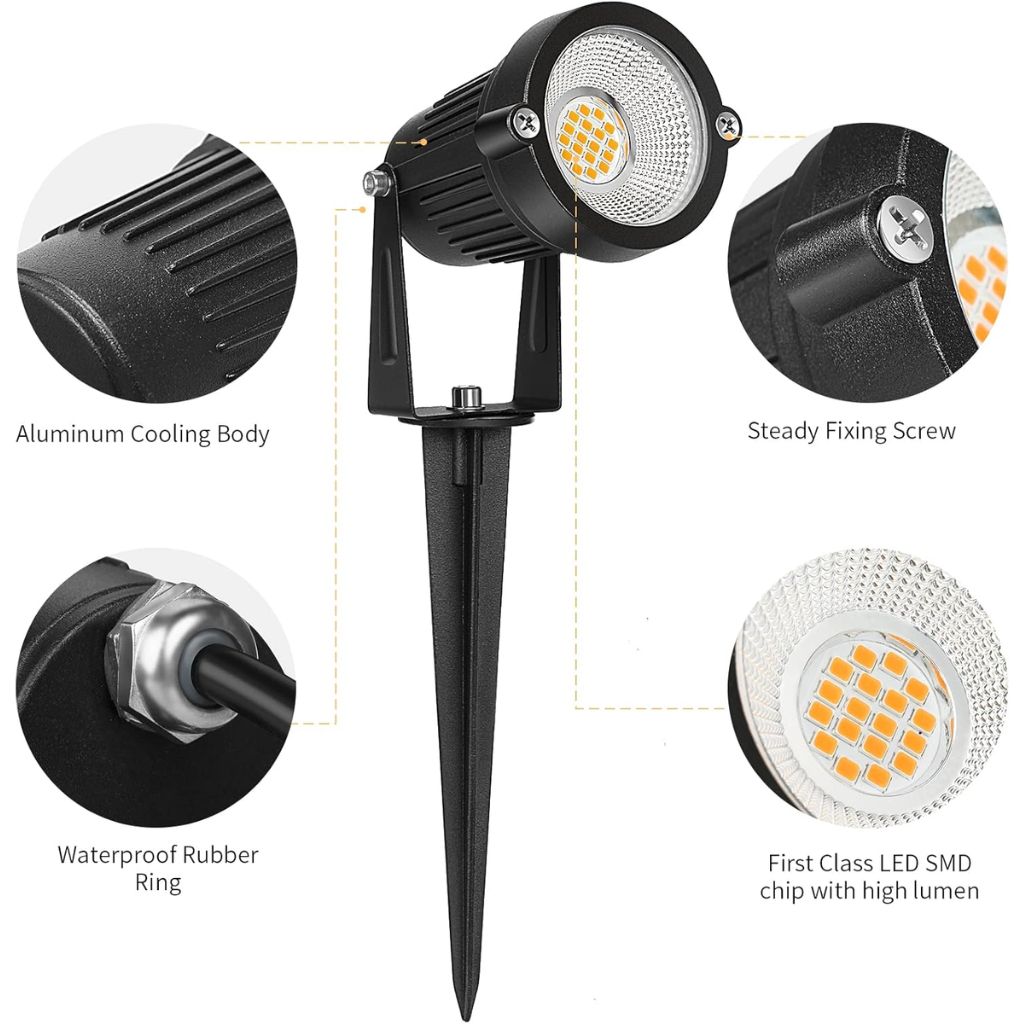 Projecteurs LED Extérieurs Étanches 12V – كشافات خارجية مقاومة للماء 3