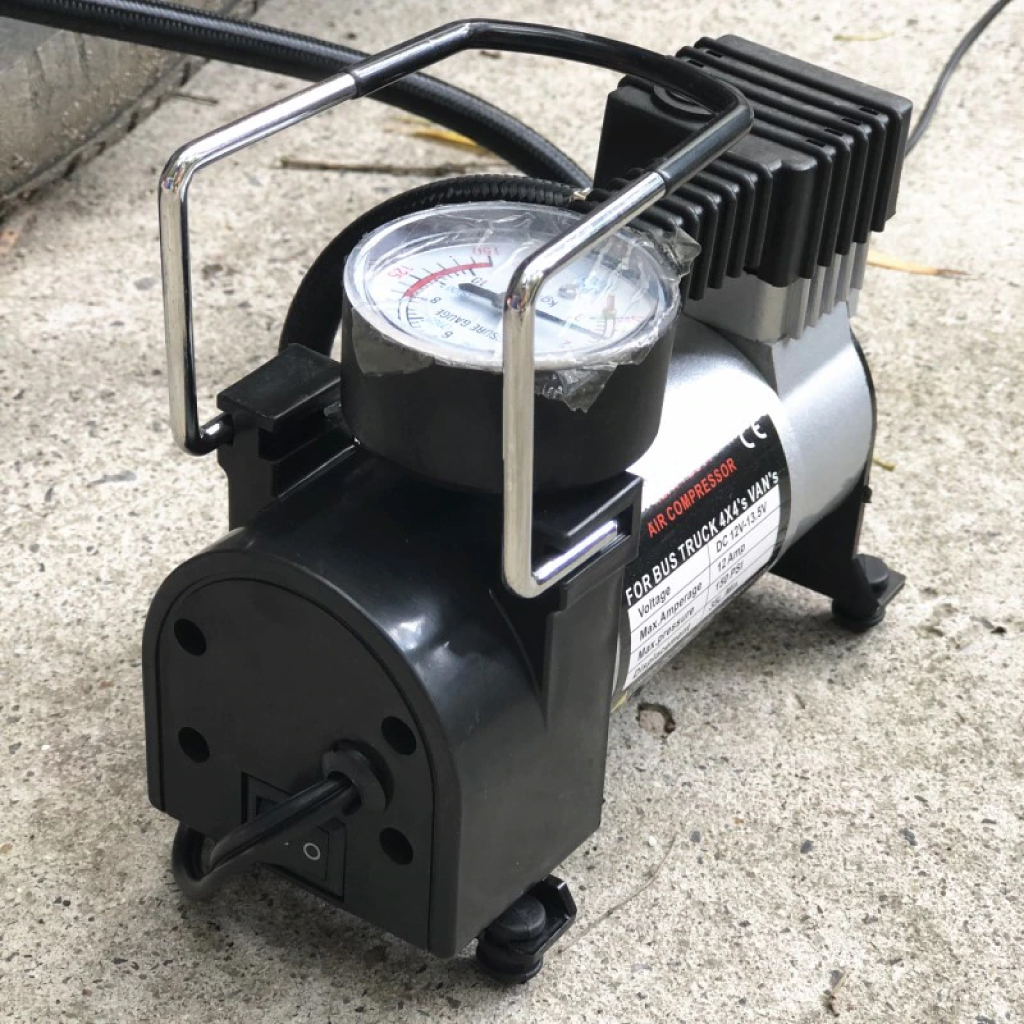 Air Compresseur et Gonfleur de pneu DC 12V prise allume ci-gare 4