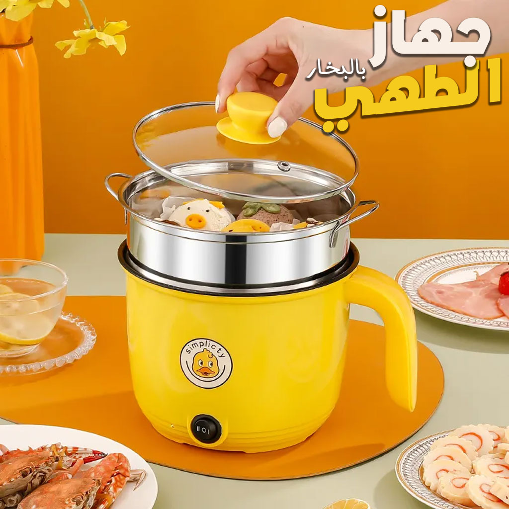 Cuiseur électrique et Portable Multifonctions 18cm Inox – جهاز طهي بالبخار 1