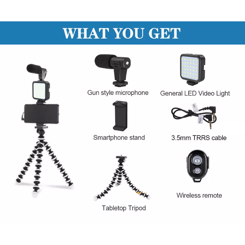 Vlogging Kit professionnelle D'enregistrement Vidéo KIT-03LM 10