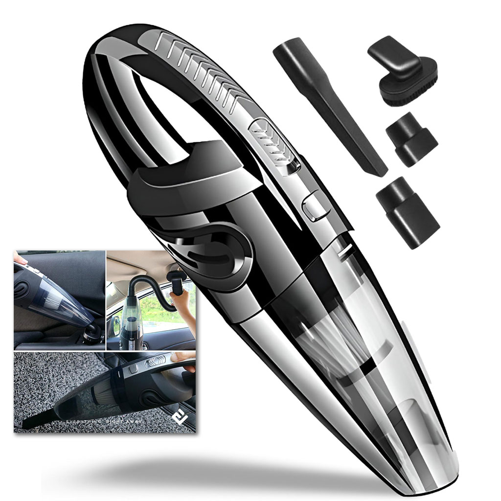 Aspirateur de voiture portable sans fil Puissance d'aspiration élevée 120W - مكنسة كهربائية لاسلكية 1