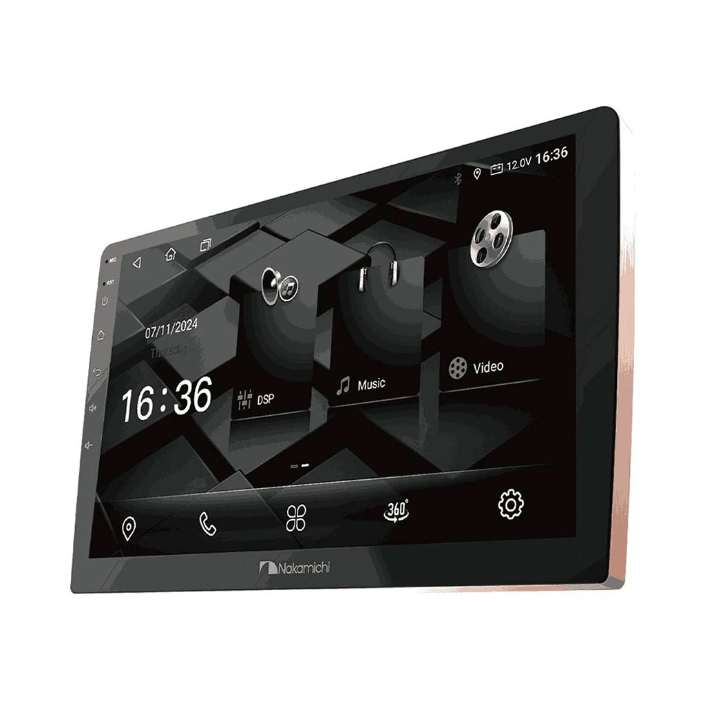 Autoradio Android Nakamichi 2+32GB avec Carplay Android Auto et GPS - شاشة ذكية للسيارات 5
