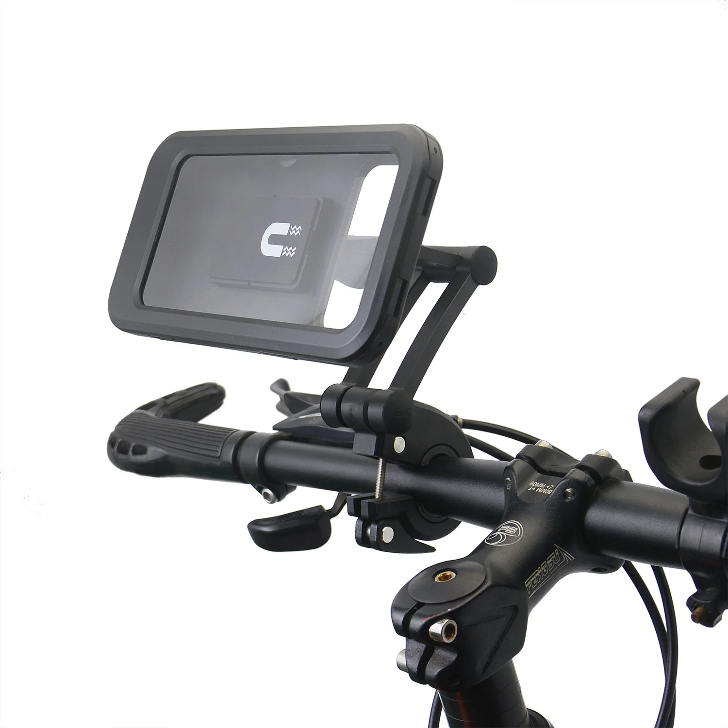 Support de téléphone portable étanche pour vélo moto réglable à 360 ° 5