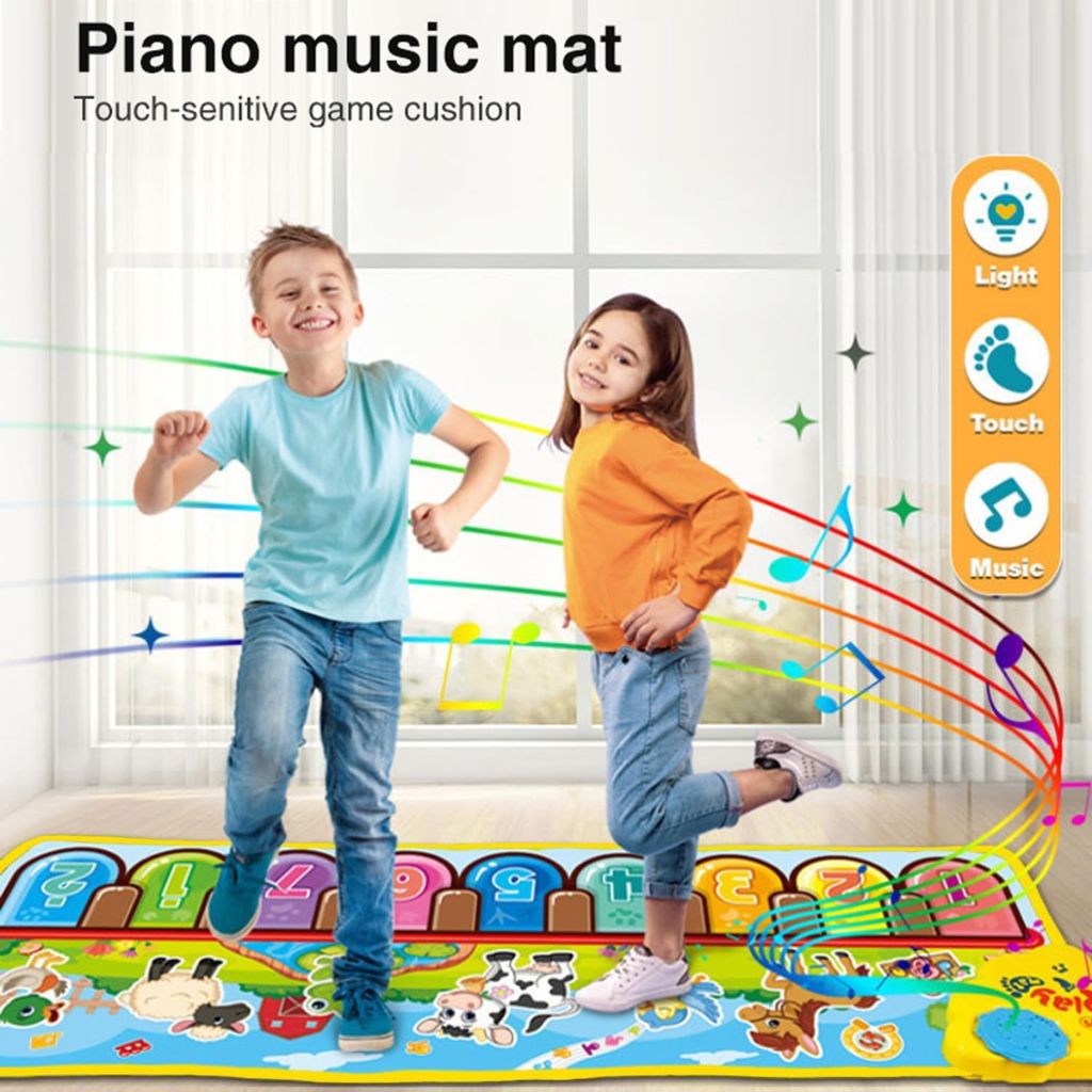 Tapis de Piano Musical pour Enfants 3-6 Ans – حصيرة بيانو موسيقية للأطفال 2
