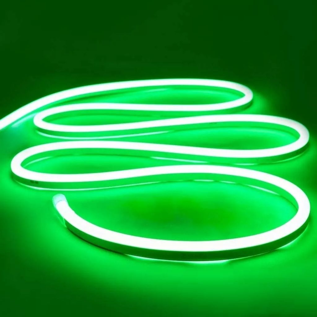 Strip LED 5M Coleur Vert Effet Neon - شريط إضاءة 4