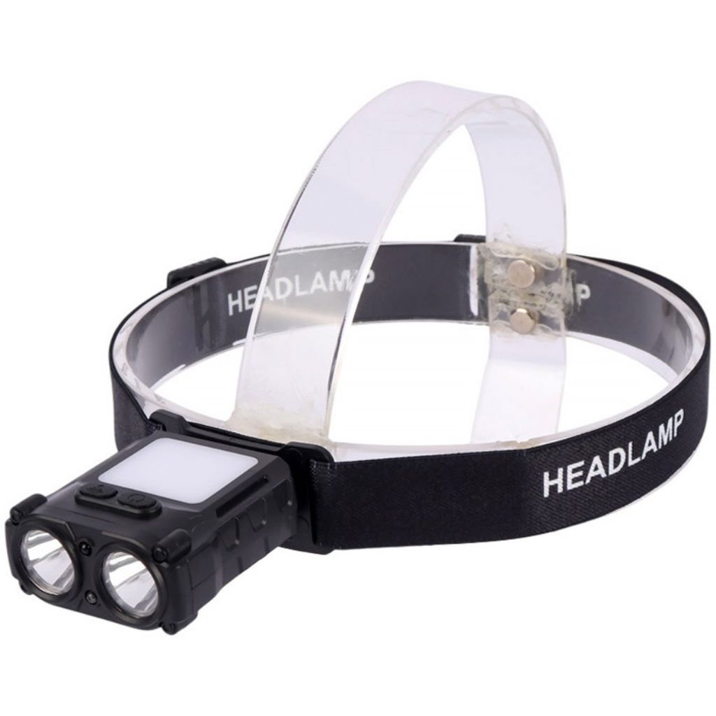 Lampe Vélo et Frontale 2en1 Rechargeable SH-T808 - مصباح الرأس و الدراجات قابل لإعادة الشحن 2
