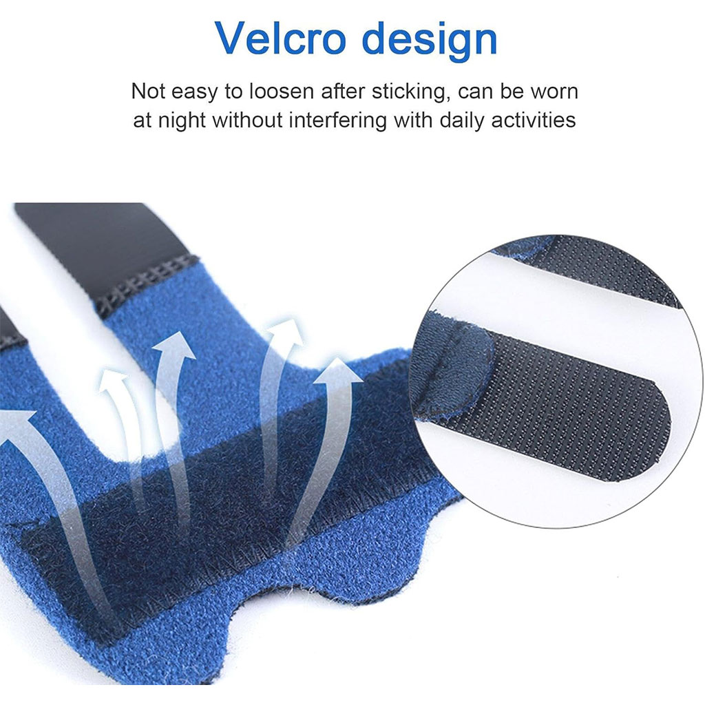 Attelle de doigt réglable avec barre en aluminium pour correction des doigts 5