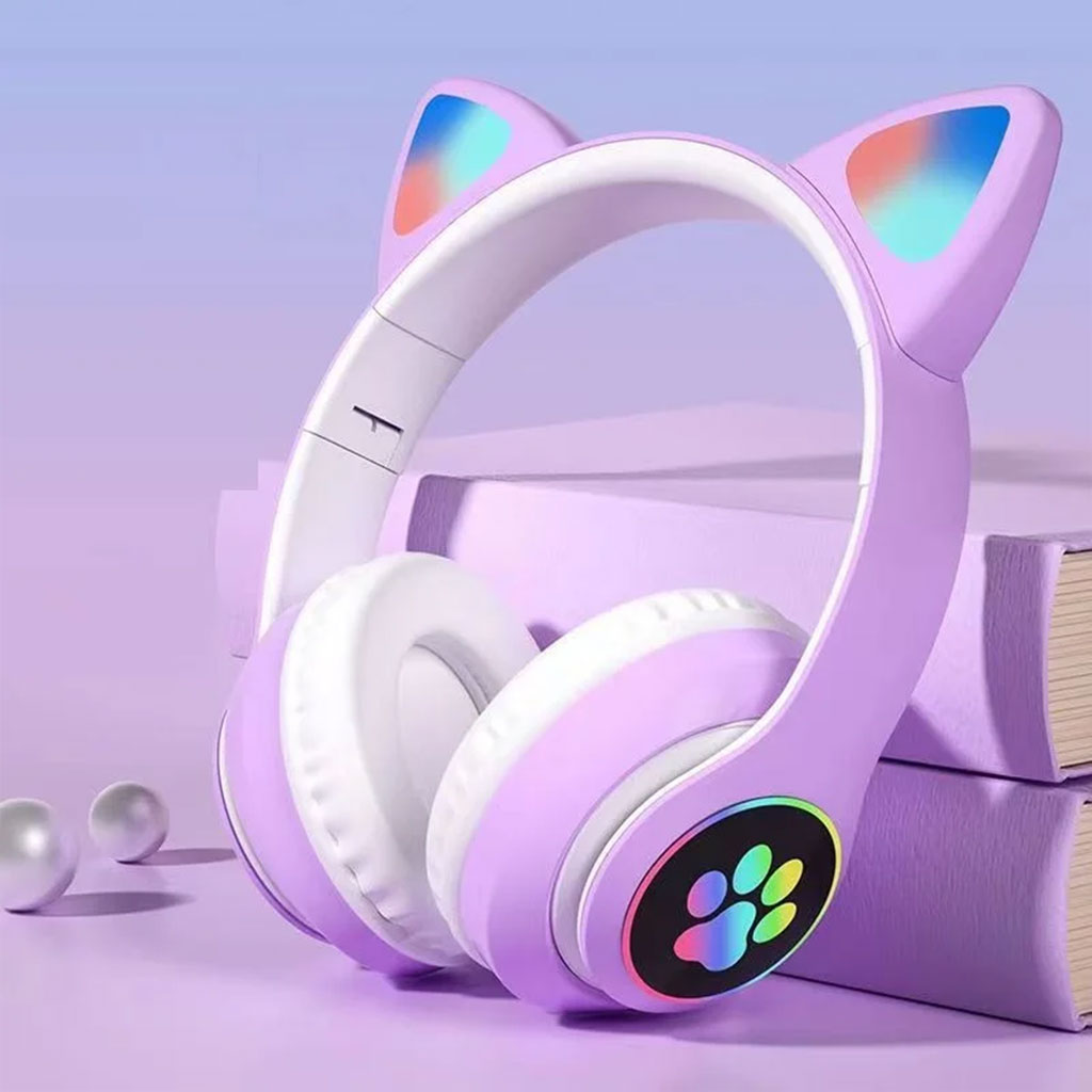 Casque Bluetooth Sans Fil Oreilles de Chat XY-231 3