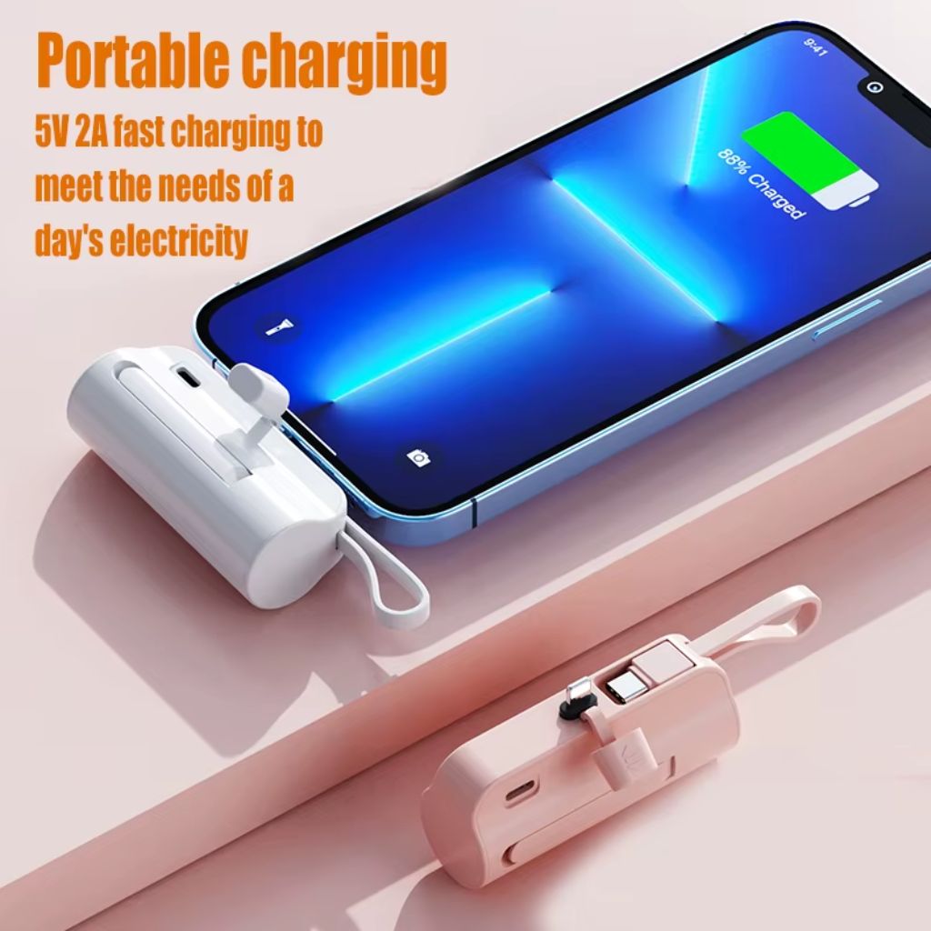 PowerBank 5000mAh et Support Telephone 2en1 – باور بانك 6