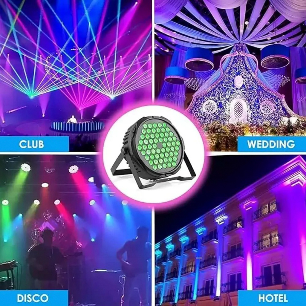 Projecteur Stroboscope LED RVB 36 LED avec Télécommande - جهاز الألعاب الضوئية 4
