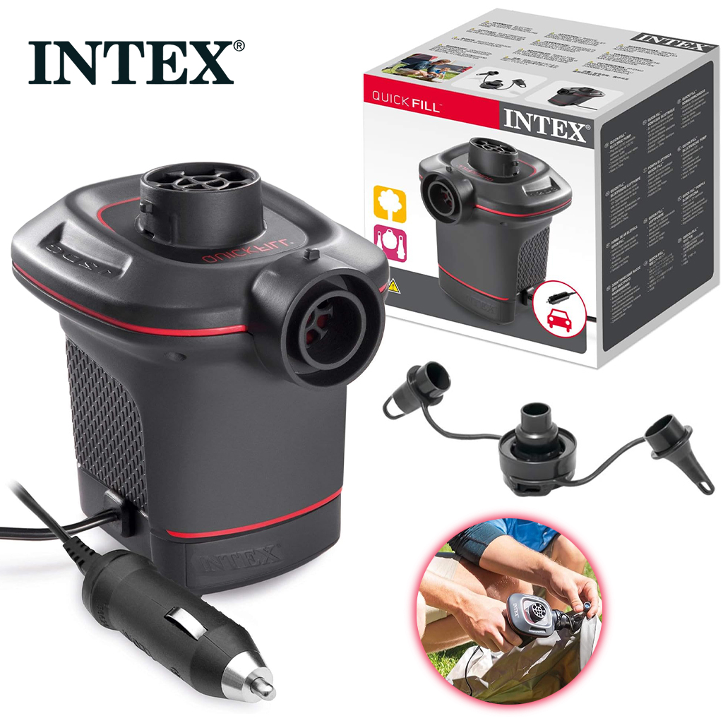 Pompe à air électrique à remplissage rapide Intex 12 V - مضخة هواء 1