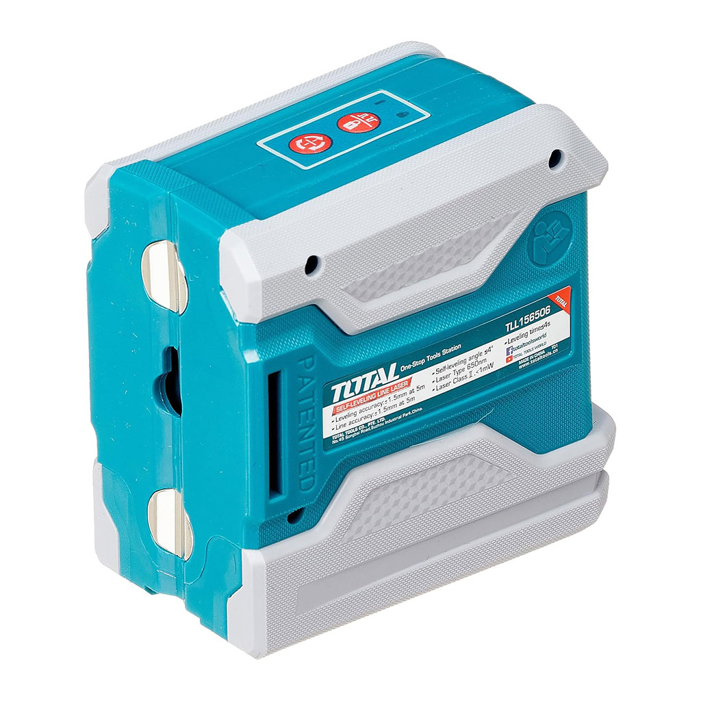 TOTAL Balance laser 15 mètres deux lignes TLL156506 - مقياس ليزر بخطين أصلي 7