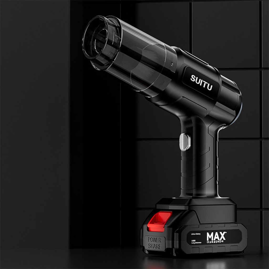 Aspirateur de voiture à main 21 000 Pa sans fil avec batterie rechargeable 3