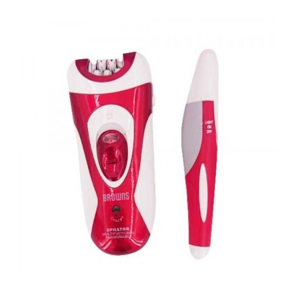 Épilateur Féminin 3-en-1 de BROWNS – ماكينة حلاقة نسائية 3