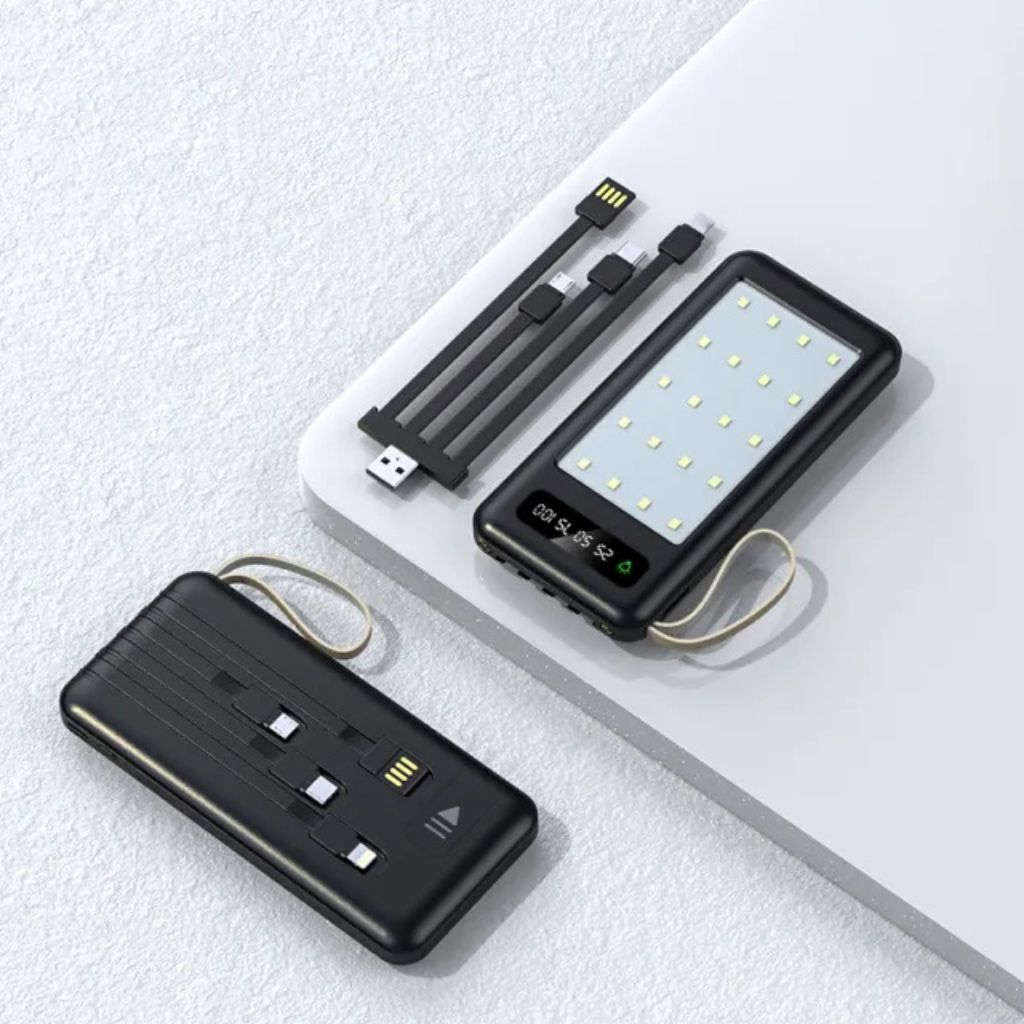 Power Bank et LED 20000mAh avec Charge Rapide 2en1 – باور بانك مع شحن سريع 5