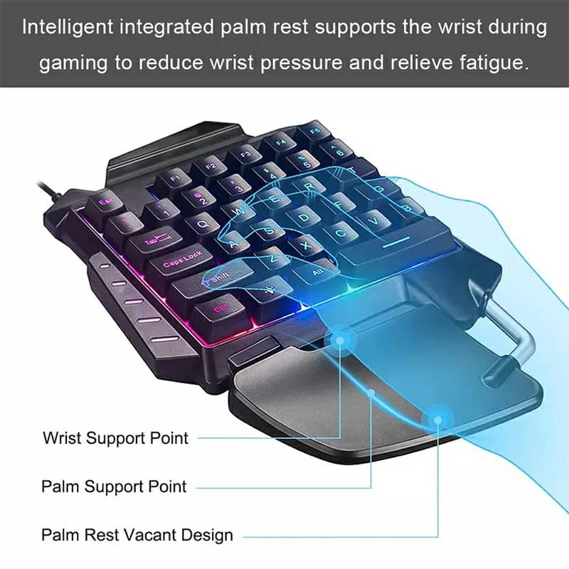 Mix Pro Clavier Souris 4en1 Pour smartphone Gaming PUBG-Fortnite 4