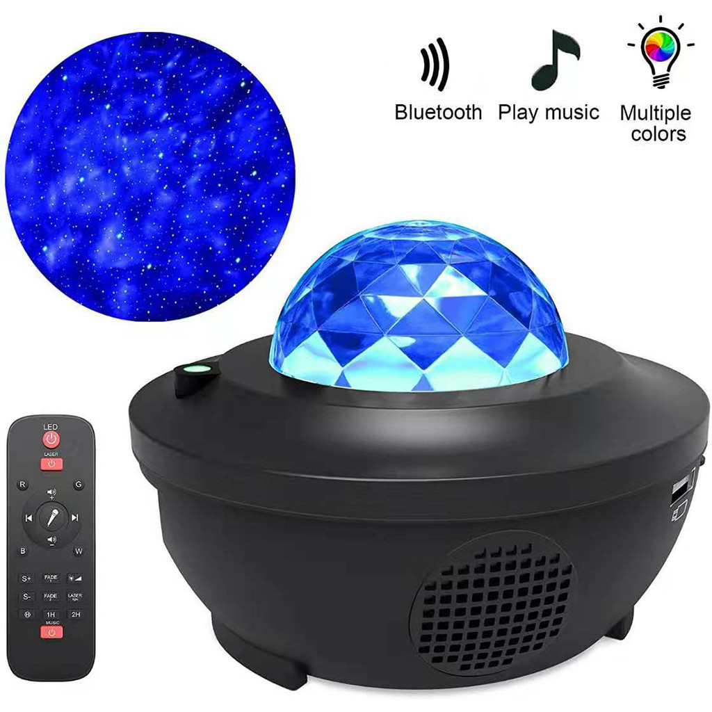Projecteur Galaxie 3D Laser Bluetooth + haut-parleur USB 6