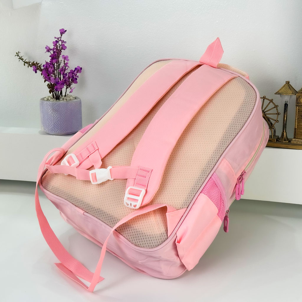 Sac à Dos pour Enfants avec Trousse Assortie 2504 Rose - حقيبة ظهر مدرسية للأطفال مع مقلمة وردي 4
