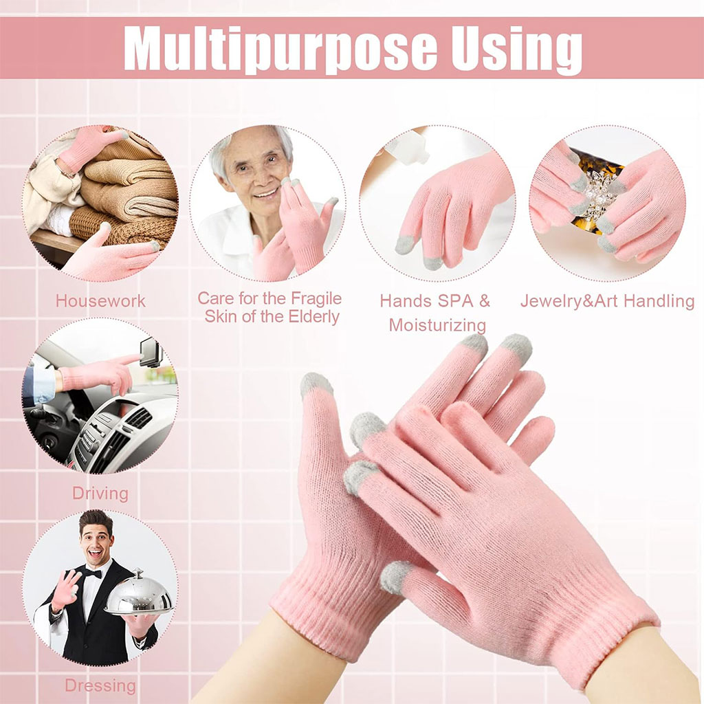 Gants hydratants en coton pour écran tactile 5