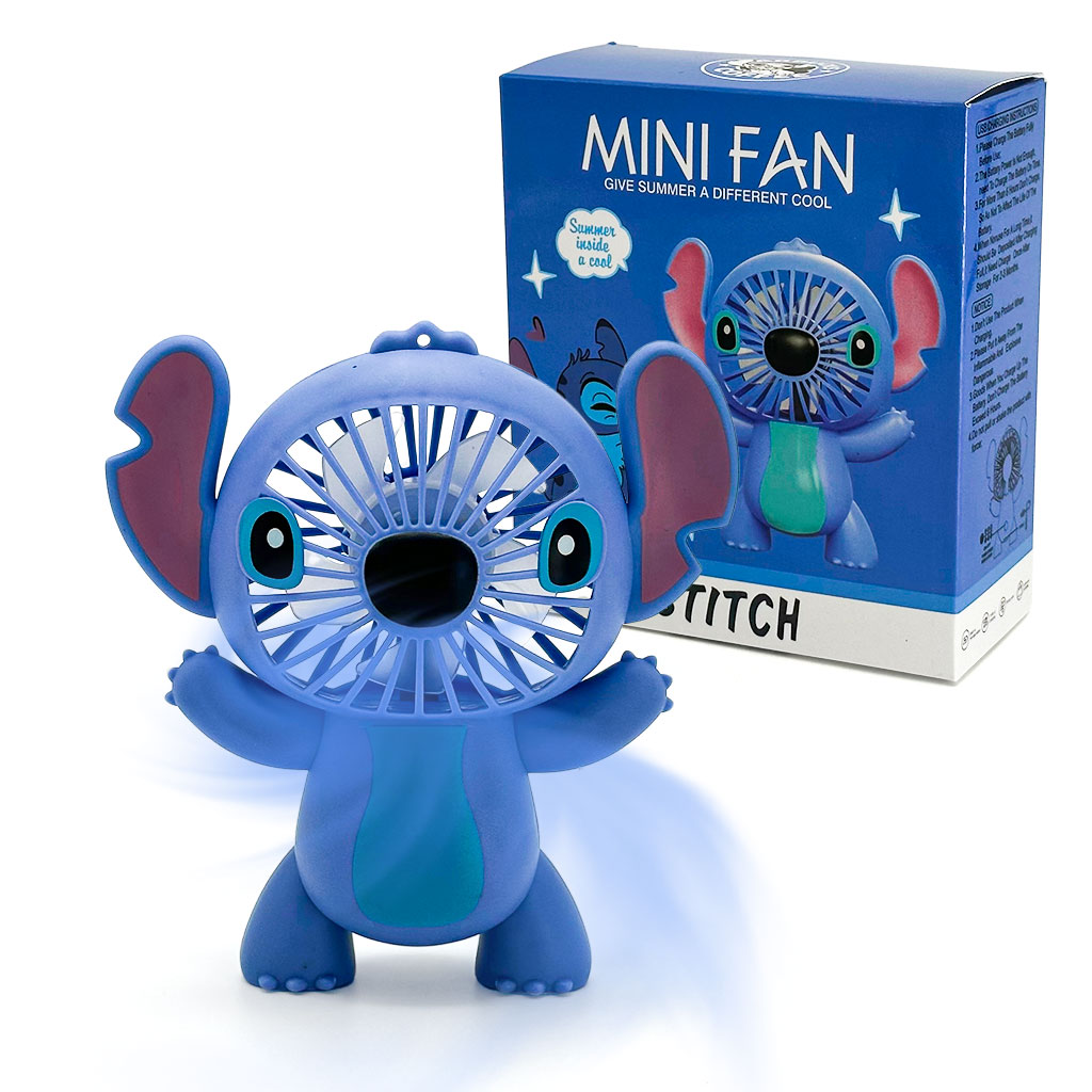 Mini Ventilateur USB Stitch – Design Mignon et Fonctionnel - مروحة محمولة 1