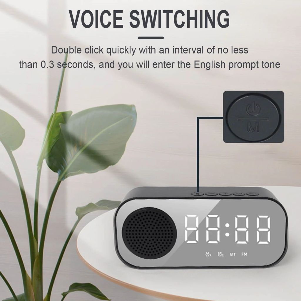 Haut-parleur Bluetooth avec Réveil et Radio FM – مكبر صوت بلوتوث مع منبه وراديو 6
