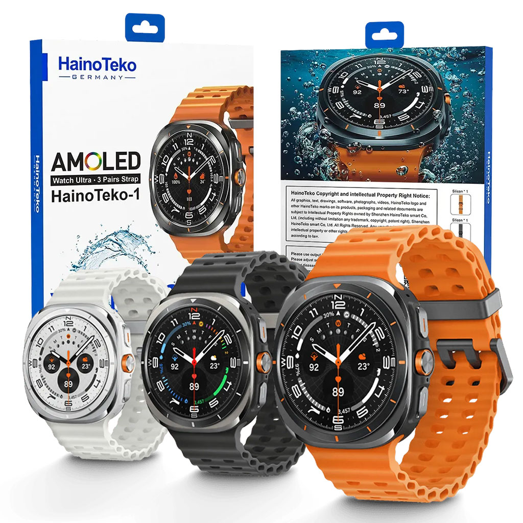 Smart Watch Haino Teko-1 Écran Amoled avec 3 Bracelets intégré - ساعة ذكية أصلية 1