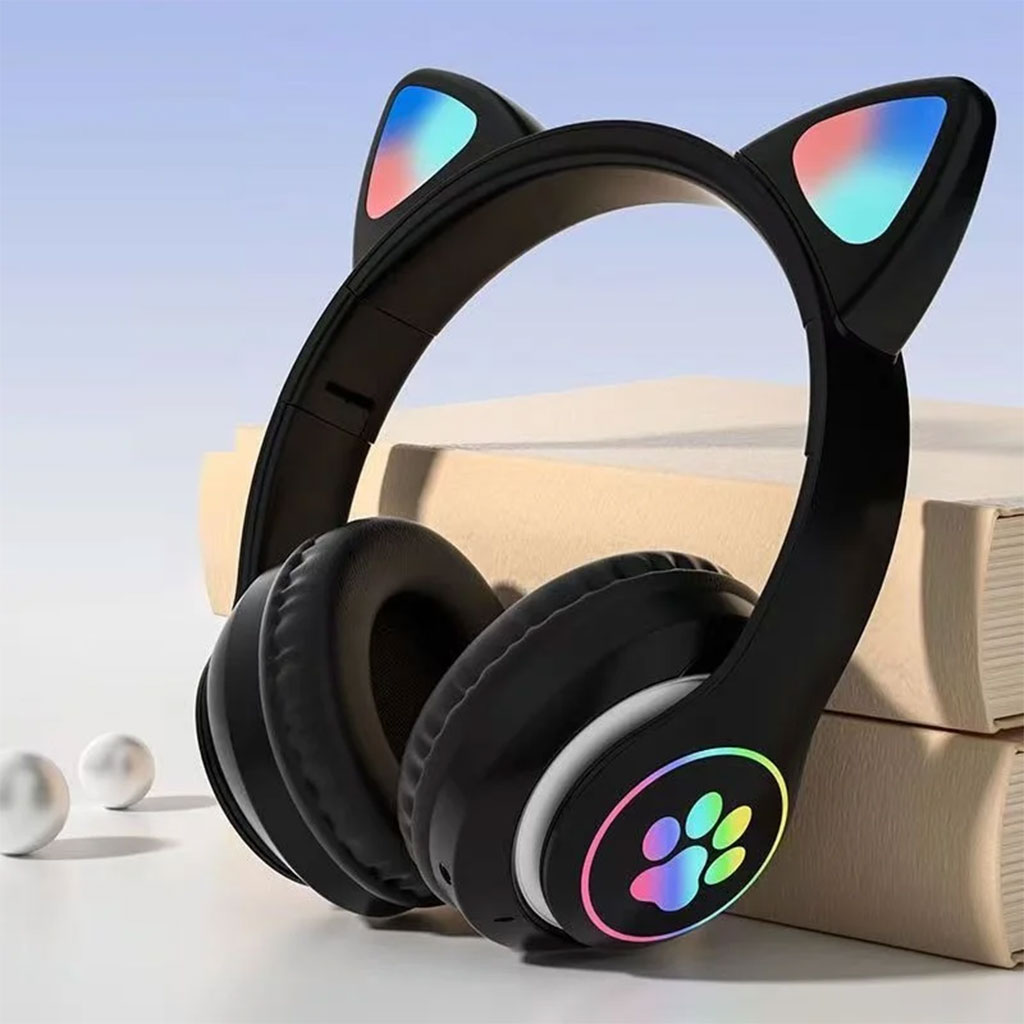 Casque Bluetooth Sans Fil Oreilles de Chat XY-231 4