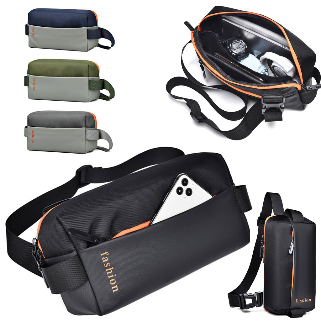 Sac de Poitrine Fashion pour hommes avec bandoulière LX067 - حقيبة أغراض حجم كبير