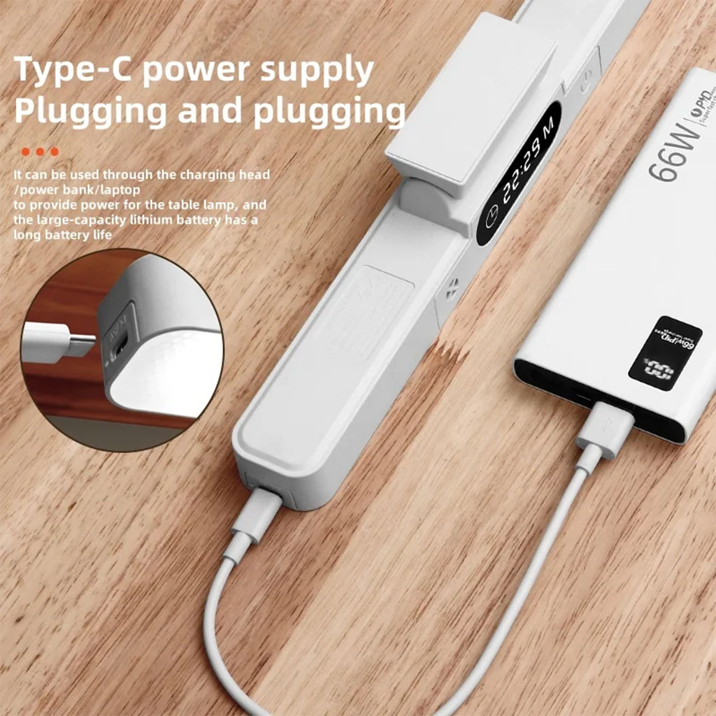 Lampe LED sous meuble rechargeable et tactile avec 3 modes de couleurs - مصباح مغناطيسي قابل للتثبيت في عدة أماكن 5