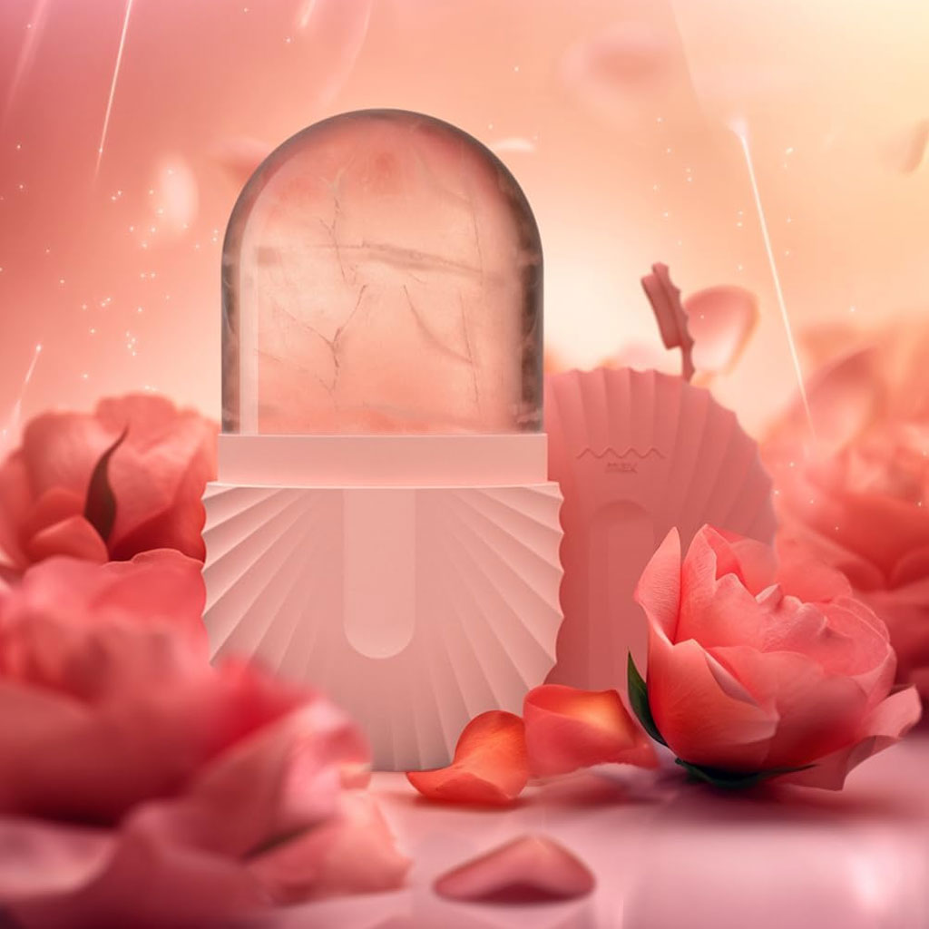 Ice Roller Visage, massage de la glace pour les yeux réutilisable 2