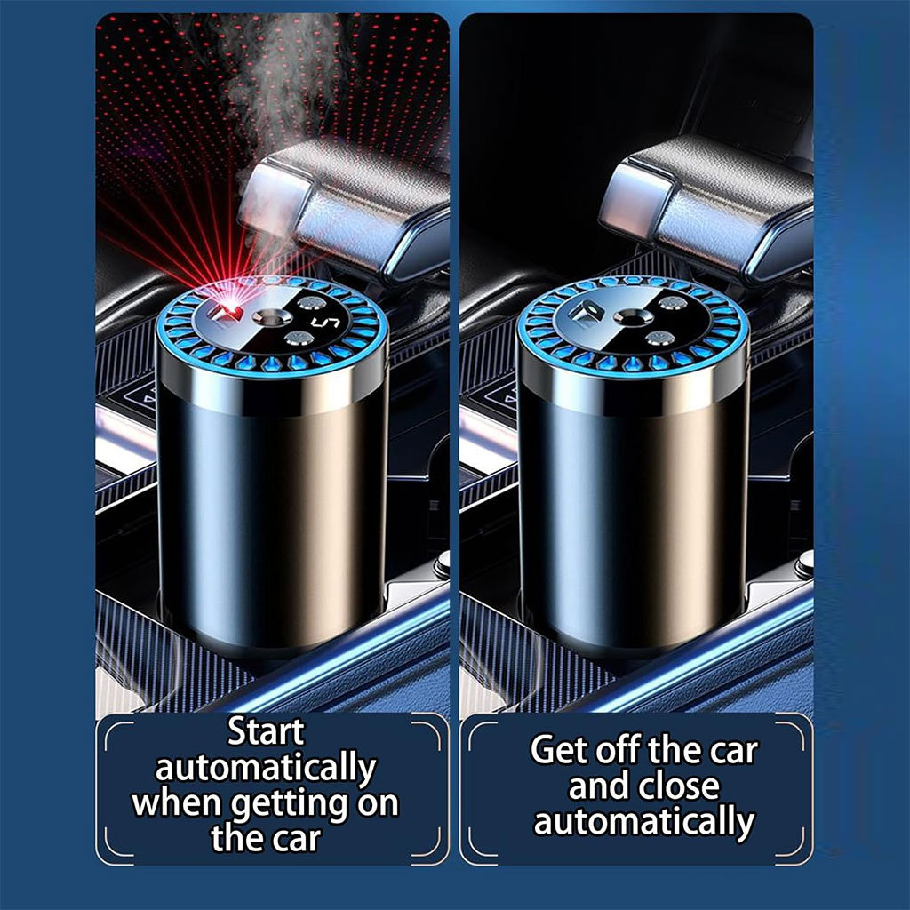 Diffuseur d'huiles essentielles pour Avec LED Ciel étoilé pour voiture - جهاز تعطير بأضواء للسيارات 2