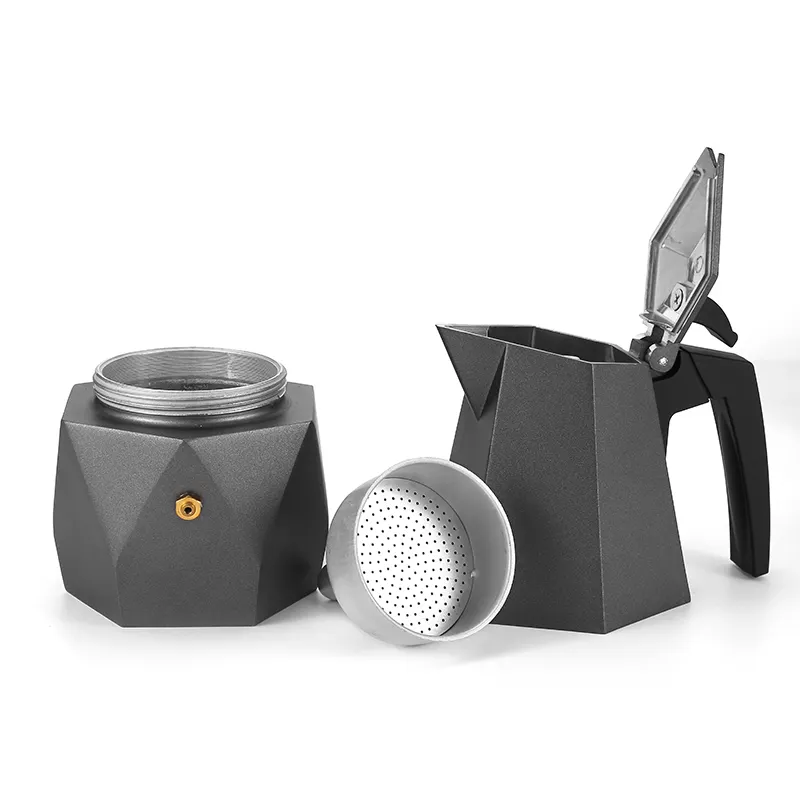 Cafetière Espresso en forme crystal 300 ml - ماكينة صنع قهوة الاسبريسو 4